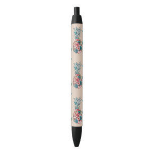 Floral Hummingbird Tropische Ananas Creme Kugelschreiber