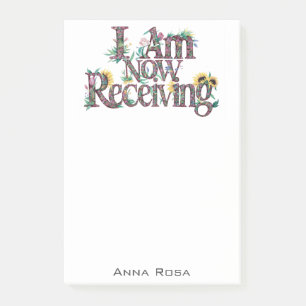 *~* Floral I ERHALTE JETZT AP85 Manifesting 22 Post-it Klebezettel