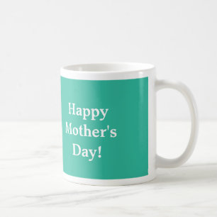 Floral Illustration Happy Mother Day Tasse