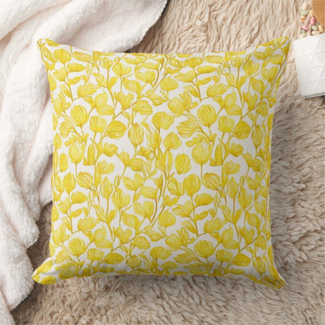 Floral in yellow pattern kissen (Decke)