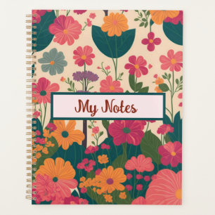 Floral Inspirier School Planer