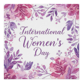 Floral International Women's Day 2026 Poster