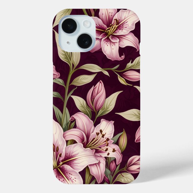 Floral iPhone case (Rückseite)