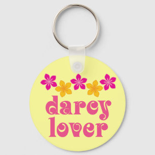 Floral Jane Austen Darcy Lover Geschenk Schlüsselanhänger