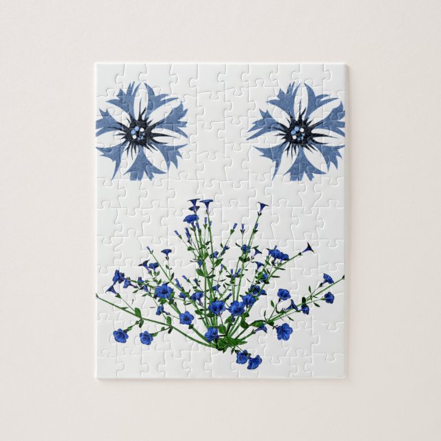 Floral Jigsaw Puzzle (Vertikal)