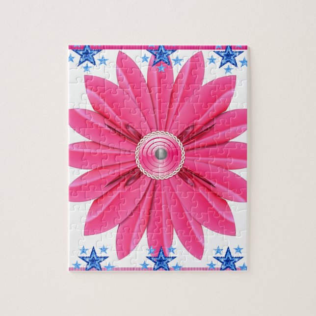 Floral Jigsaw Puzzle (Vertikal)