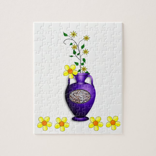 Floral Jigsaw Puzzle (Vertikal)