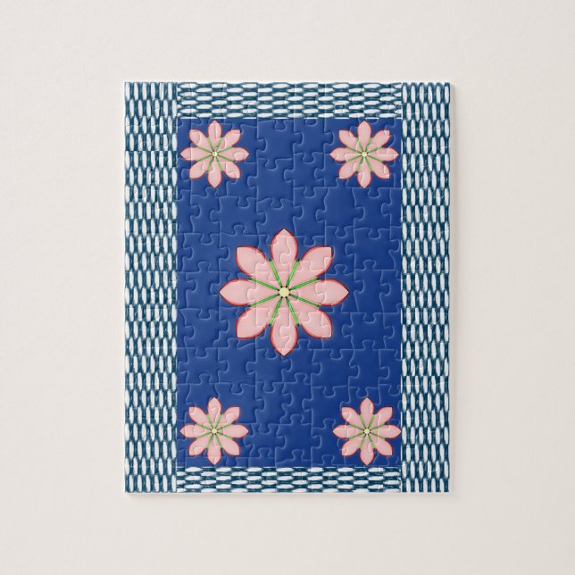 Floral Jigsaw Puzzle (Vertikal)