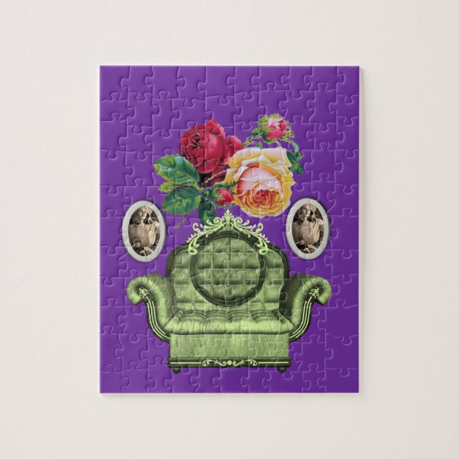 Floral Jigsaw Puzzle (Vertikal)