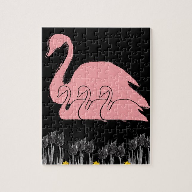 Floral Jigsaw Puzzle (Vertikal)