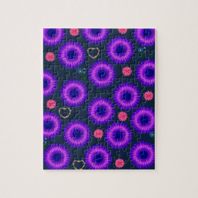 Floral Jigsaw Puzzle (Vertikal)