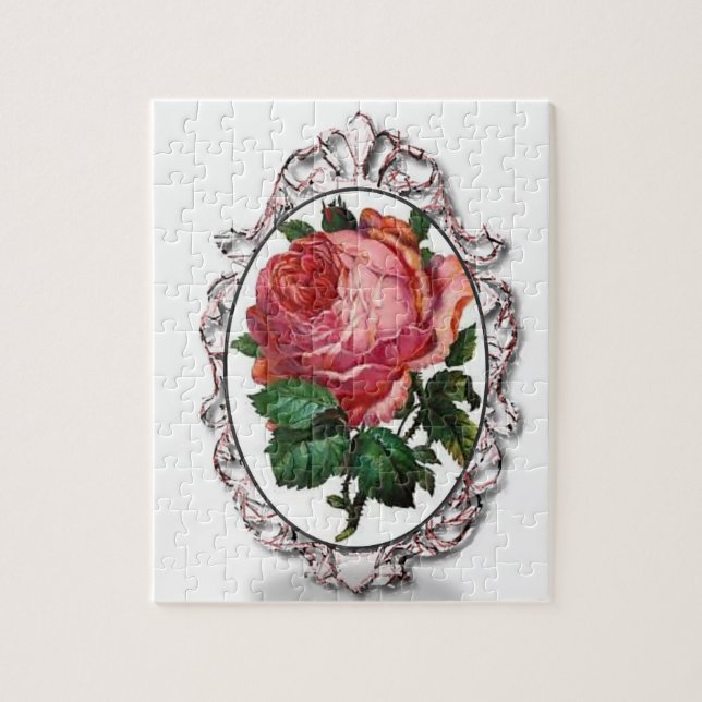 Floral Jigsaw Puzzle (Vertikal)