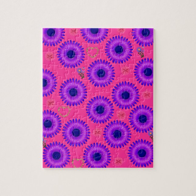 Floral Jigsaw Puzzle (Vertikal)