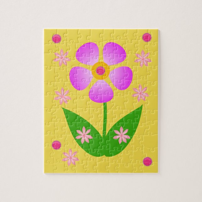 Floral Jigsaw Puzzle (Vertikal)