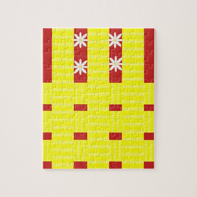 Floral Jigsaw Puzzle (Vertikal)