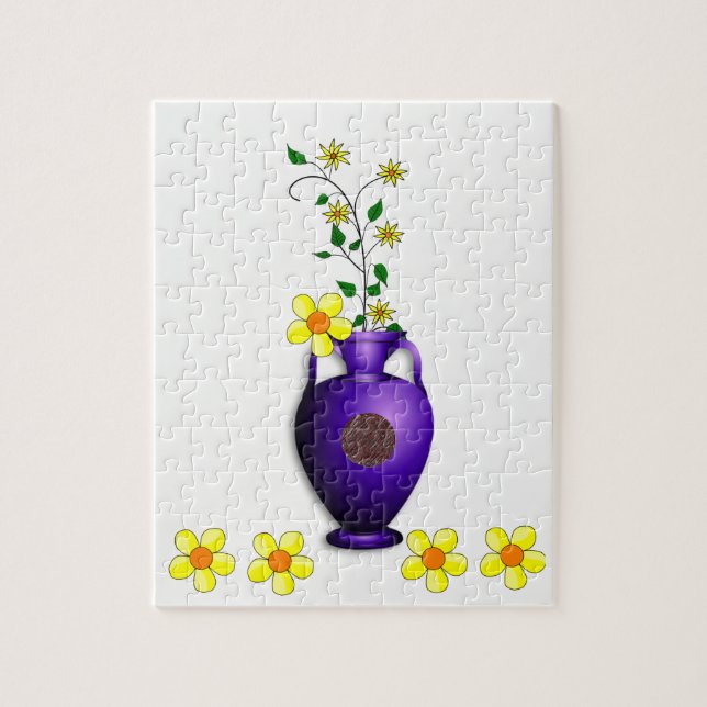 Floral Jigsaw Puzzle (Vertikal)