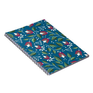 Floral Journaling Notebook Notizblock