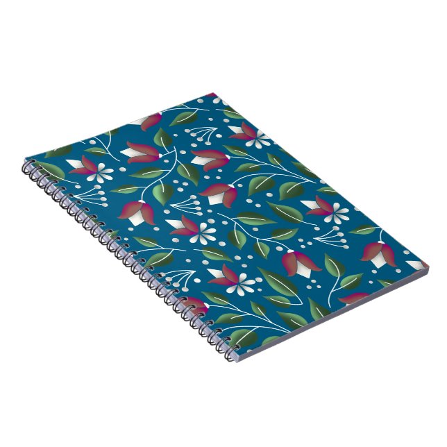 Floral Journaling Notebook Notizblock (Rechte Seite)
