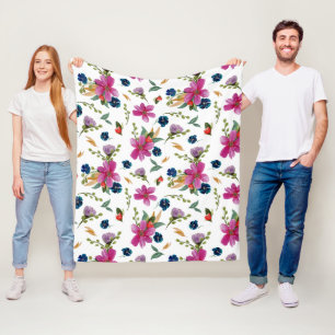 Floral Joyeaux Signature Blanket Fleecedecke