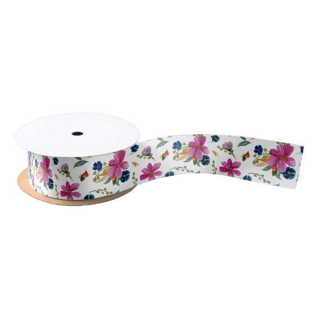 Floral Joyeaux Signature Ribbon Satinband (Spule)
