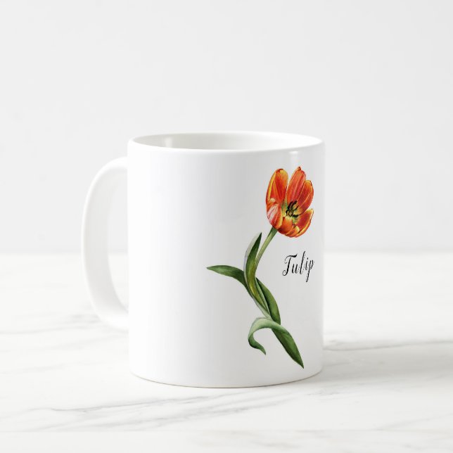 Floral Kaffeetasse (Vorderseite Links)