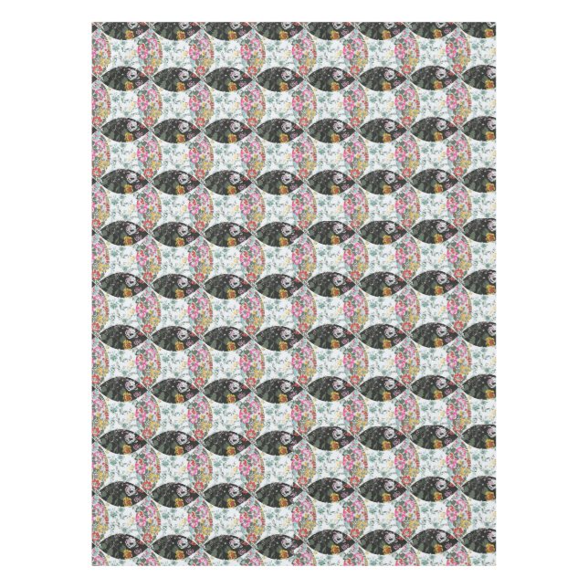 Floral Kaleidoskop - Bold Artistic by Kraalikaa Tischdecke (Vorderseite)