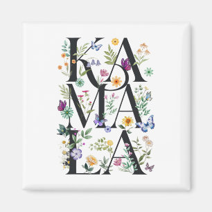 Floral Kamala Botanical Kamala Harris 2024 Frau P Magnet