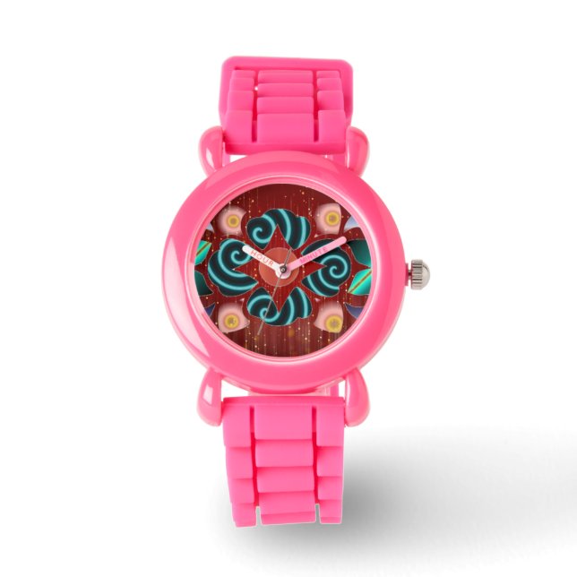Floral Kid's Watch Armbanduhr (Vorderseite)