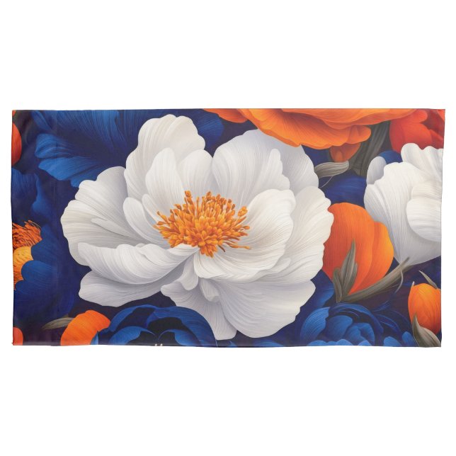 Floral King Pair Kissenbezug (Vorderseite-Links)