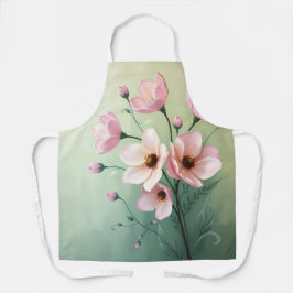 Floral Kitchen Apron Schürze