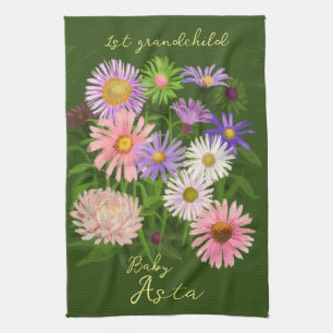 Floral Kitchtuch für eine Großmutter der ersten Ze Geschirrtuch
