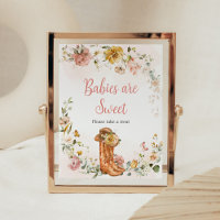 Floral Kleine Cowgirl Babys sind süß