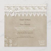 Floral Lace Butterfly Wedding