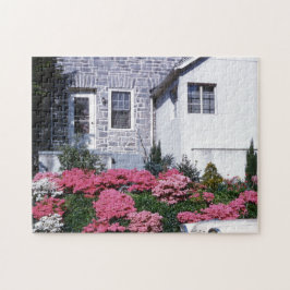 Floral Landschaft Retro Heimweg Vintage Auto Puzzle