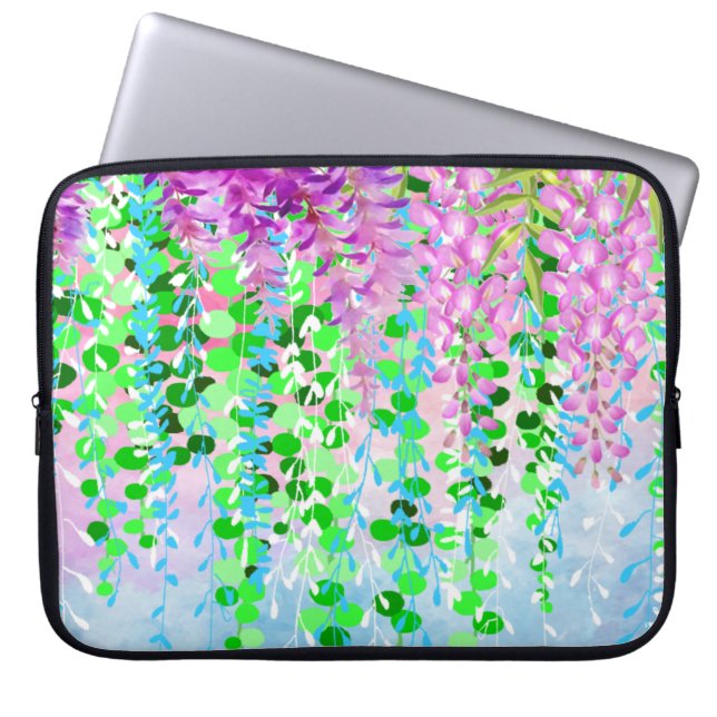 floral laptopschutzhülle (Vorderseite)