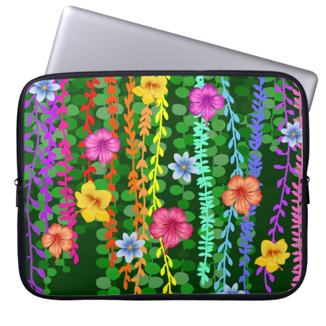 Floral Laptopschutzhülle (Vorderseite)