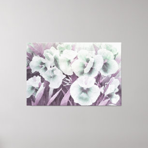 *~* Floral Lavendel TV2 Stretched Canvas Print Leinwanddruck