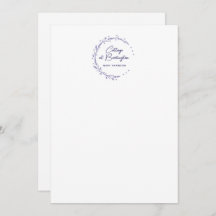 Floral Lavender Hearts Wreath