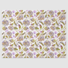 Floral Leaf Boho Seidenpapier