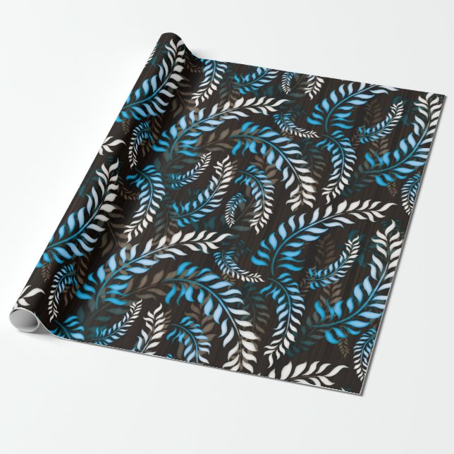 Floral Leaf Geschenkpapier (Ungerollt)