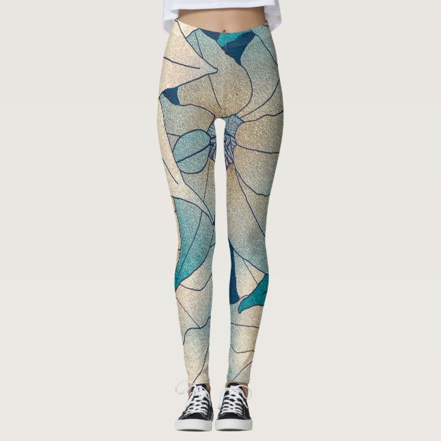 floral leggings (Vorderseite)