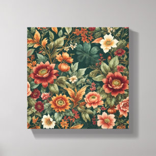 floral leinwanddruck