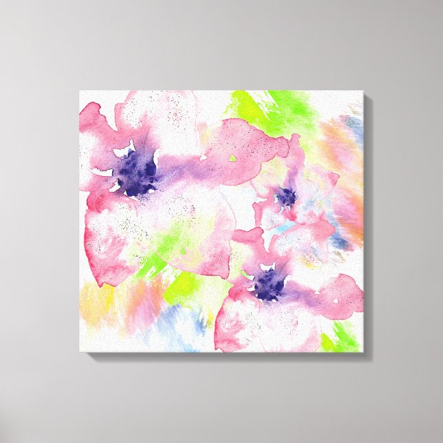 Floral Leinwanddruck (Vorderseite)