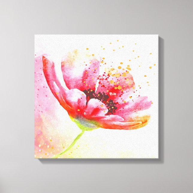 floral leinwanddruck (Vorderseite)