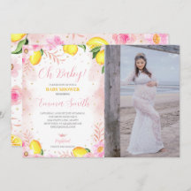 Floral Lemonade Baby Dusche Foto