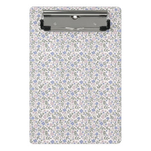 Floral Light Pink Mini Clipboard Klemmbrett