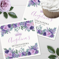 Floral Lila Quinceanera