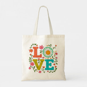 Floral Love Tragetasche