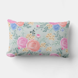 Floral Lumbar Pillow Lendenkissen