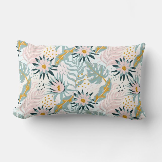 Floral Lumbar Pillow Lendenkissen (Vorderseite)